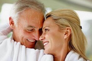 a happy man who increased potency after 50