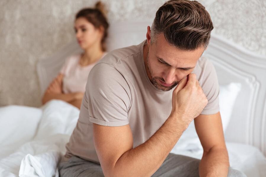 problems with potency in men in bed
